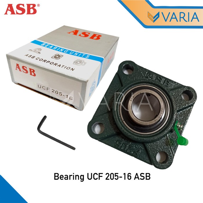 Bearing UCF 205-16 ASB As 25.4 mm 1 Inch Laher Pillow Block Duduk