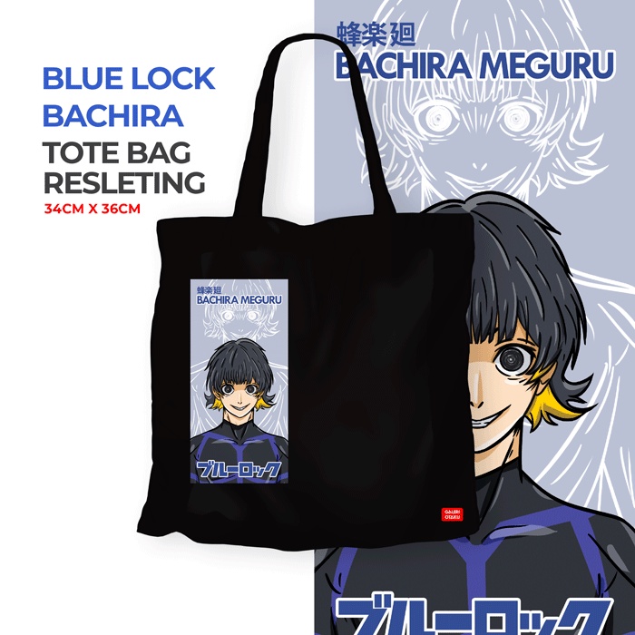 Galeri Otaku - Totebag Blue Lock Edition Premium Black