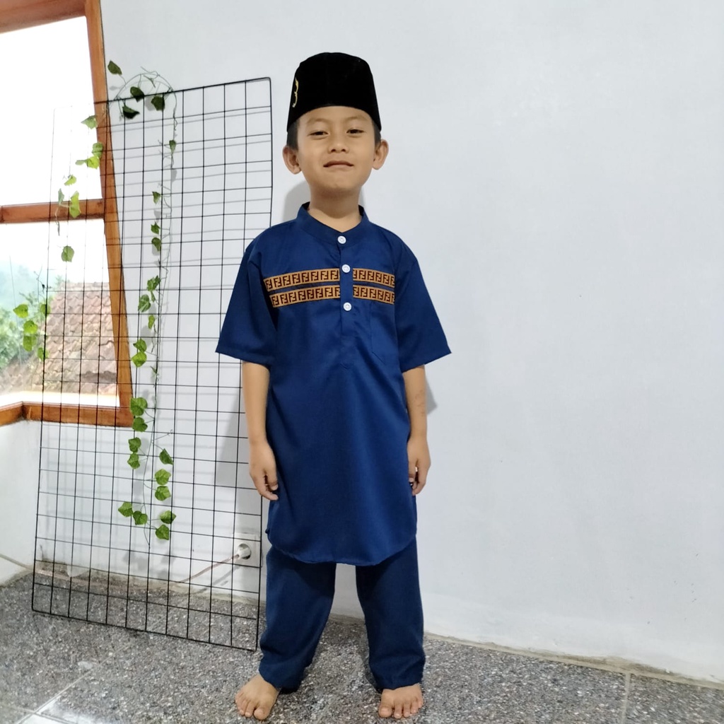 SETELAN KOKO ANAK //SETELAN KURTA ANAK 1-12 TAHUN bahan toyobo