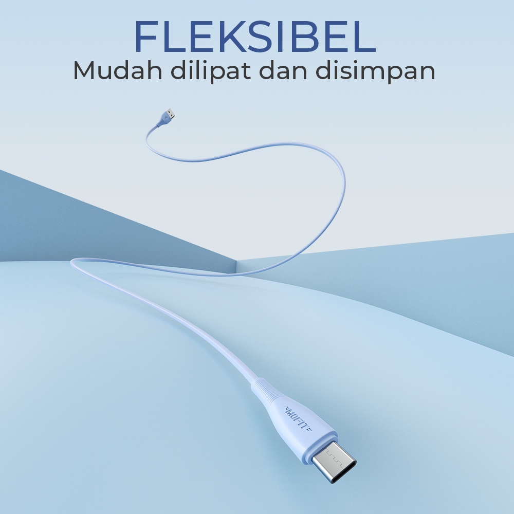 Kabel data MOFIT MACARON Quick Charge 3.0A 1000mm ( 1 Toples isi 20 )