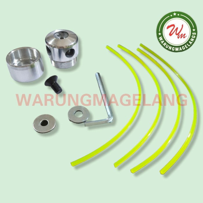 Kepala Potong rumput senar nylon grass trimmer cordless Dc xenon bull