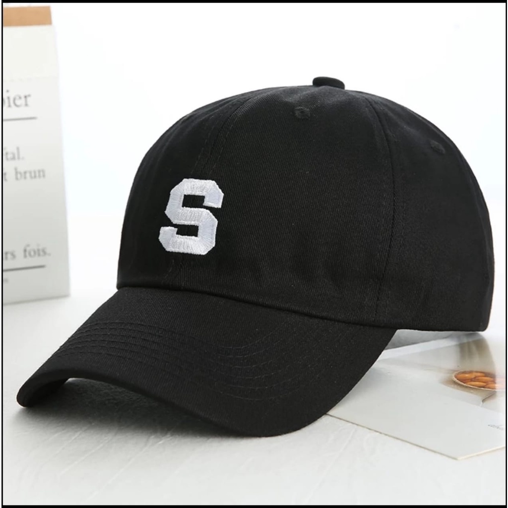 Topi Baseball Cap : Bordir Logo S Unisex Cotton Matterial Topi Casual Premium Distro