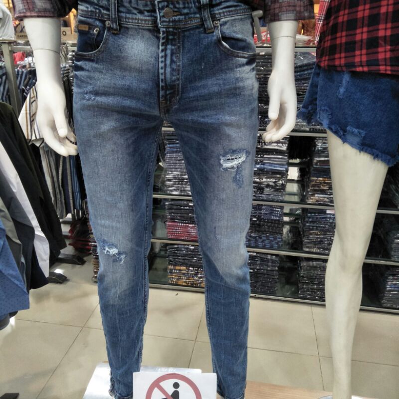 gabrielle celana panjang jeans sobek & non sobek / celana panjang pria stretch slimfit