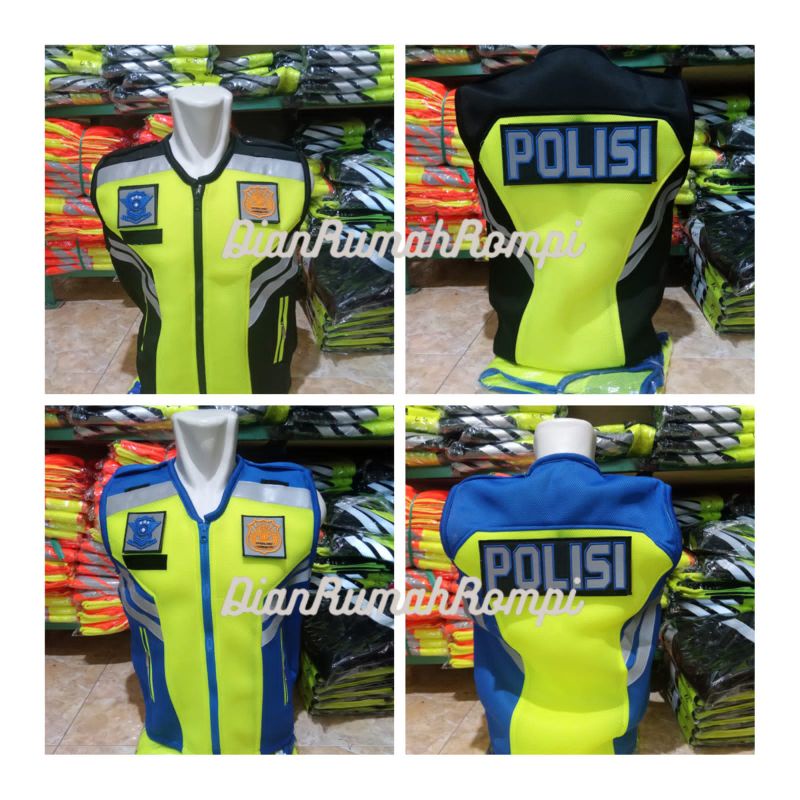 Rompi Polisi Rompi Polantas Rompi Iga Hitam Rompi Iga Biru Polisi