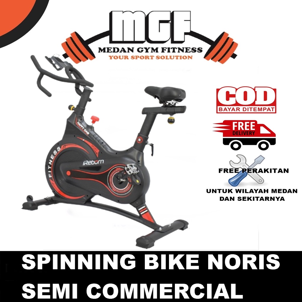 Alat Fitness Sepeda Statis Noris Semi Commercial Spinning Bike