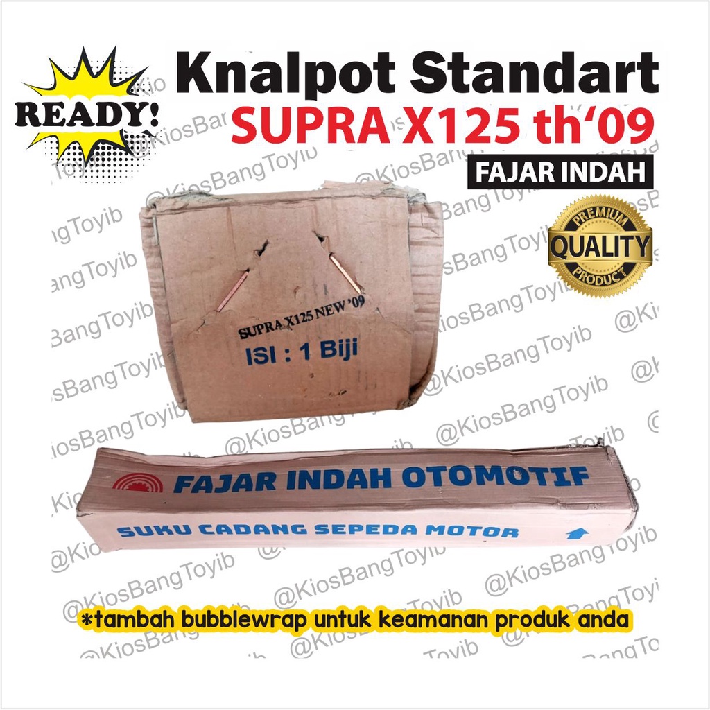 Knalpot Standart STANDAR HONDA Supra X125 th 2009 (FAJAR INDAH)