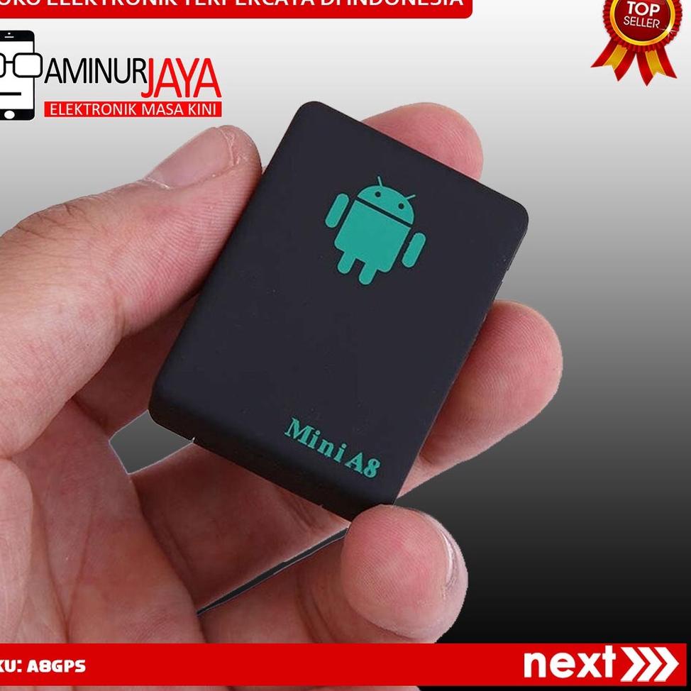 [Miliki] GPS Tracker Mini A8 Alat Pelacak Posisi Tracker Lokasi Multipungsi Keamanan Kendaraan Seped