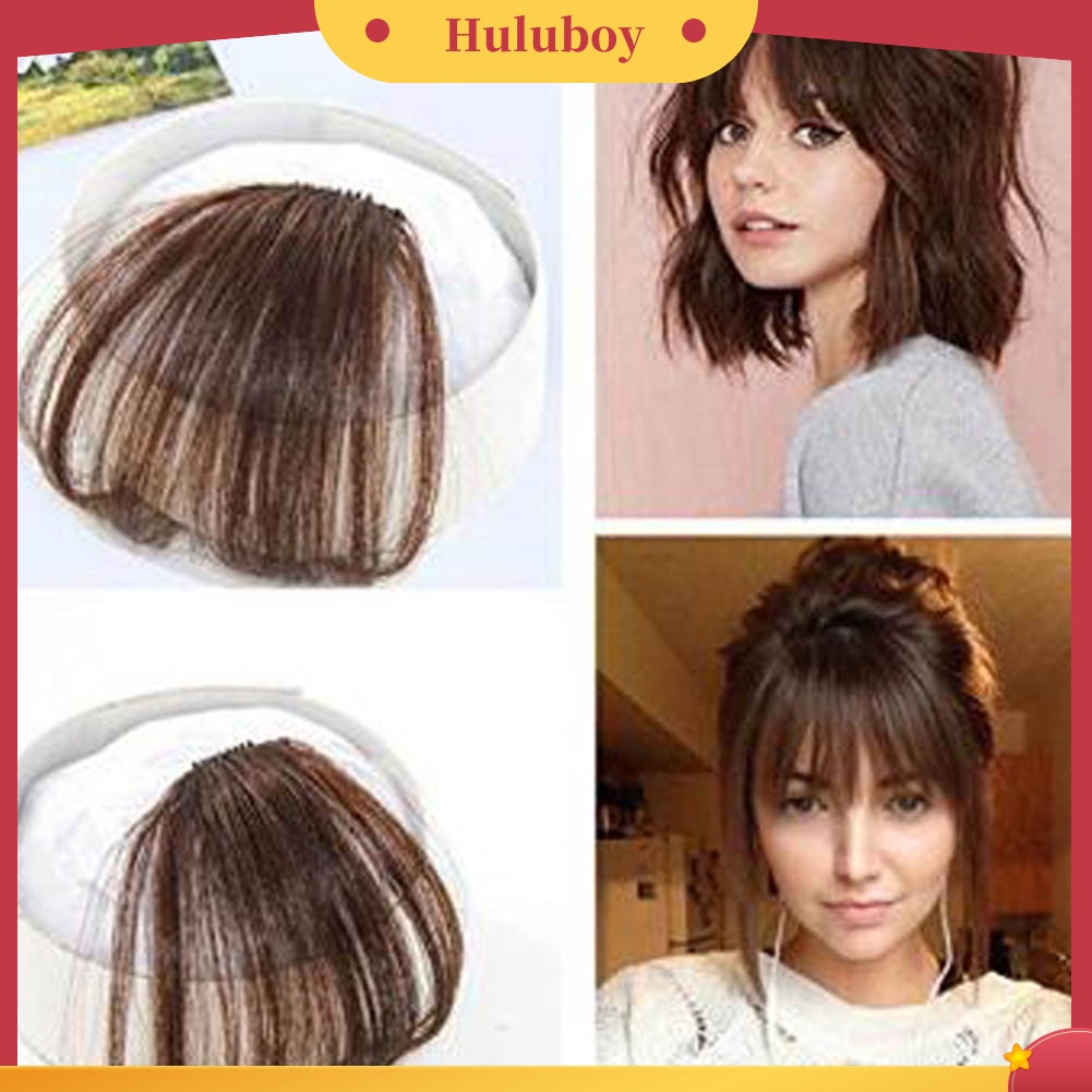 Wig Poni Depan Model Klip On Tipis Untuk Wanita