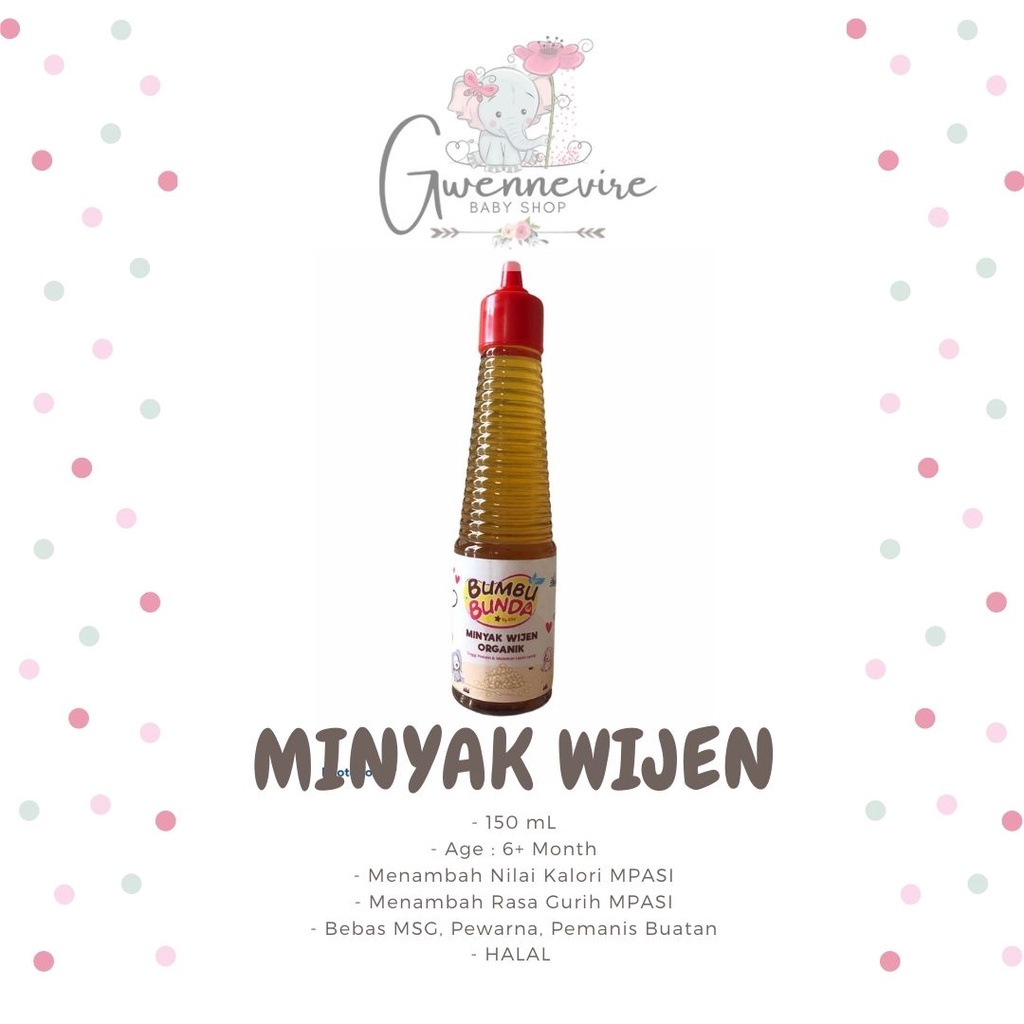 

(TERBARUU)Minyak Wijen BUMBU BUNDA BY ELIA / Minyak Wijen Untuk MPASI