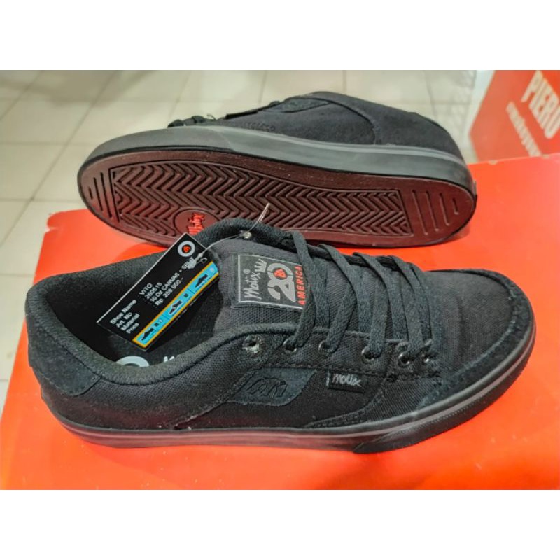 Motix America Sepatu Casual Gold Black Black