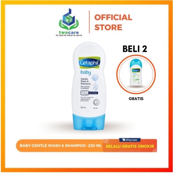 Cetaphil Baby Gentle Wash &amp; Shampoo 230ml Sabun Mandi dan Shampo untuk Perawatan Kulit Bayi