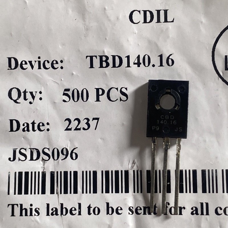 transistor BD139 DB140 original CDIL