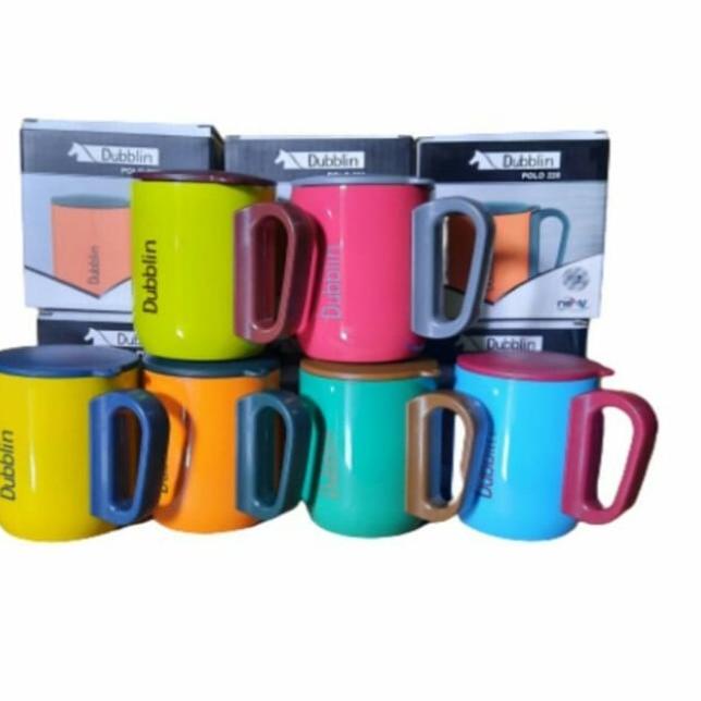 Paling Update VICMALL - Mug Gelas Cangkir Tahan Panas Dubblin Polo 220 220ML / MUG DUBBLIN MUG Kopi 