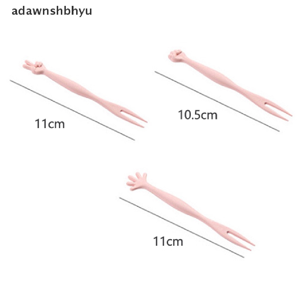 Adawnshbhyu 6Pcs Garpu Buah Lucu Garpu Kue Dessert Fork Makanan Garpu Tusuk Gigi Makan Pesta BentoFork ID