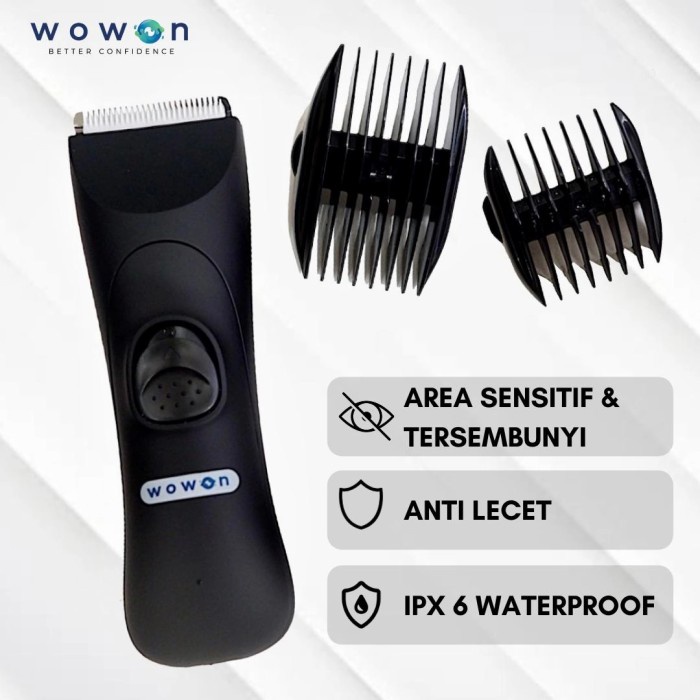 Alat Cukur Rambut WOWON Body Hair Trimmer (Alat Cukur Bulu Kemaluan dan Area Sensitif)(B3Y4) Alat Cu