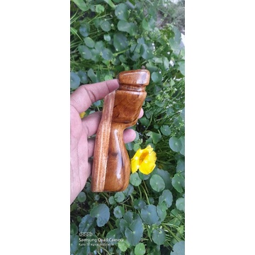 Ketapel Slingshot Kayu Jati Combi Siap Pakai