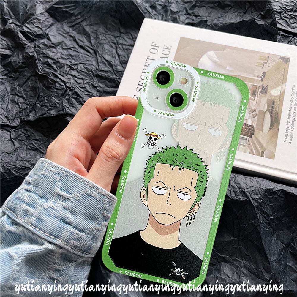 Redmi 10 9C 10A 10C 9 9T 9A Redmi Note 11Pro Plus 9 8 10 11 9Pro 11s 10s 9s 10Pro Max POCO X3 Pro M3 X3 NFC Kartun Anime Lucu One Piece Luffy Zoro Soft Cover