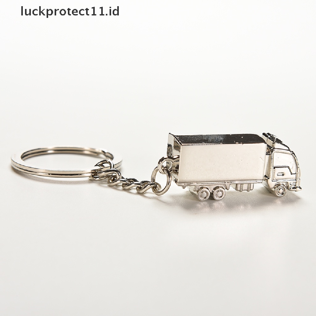 /Fashion Hot// Fashion// Truk Baru Keyring Simulasi Mini Logam Kunci Cincin Gantungan Kunci 3D Lucu Kreatif Hadiah.