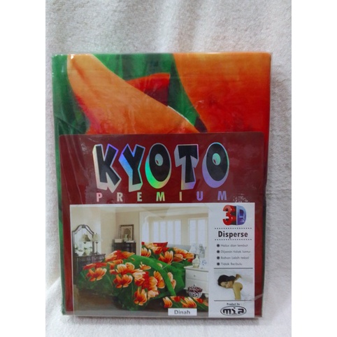 Sprei Kyoto Ukuran 180x200 / Sprei Kyoto Murah / Sprei Murah / Sprei Dewasa / Sprei Motif Bunga