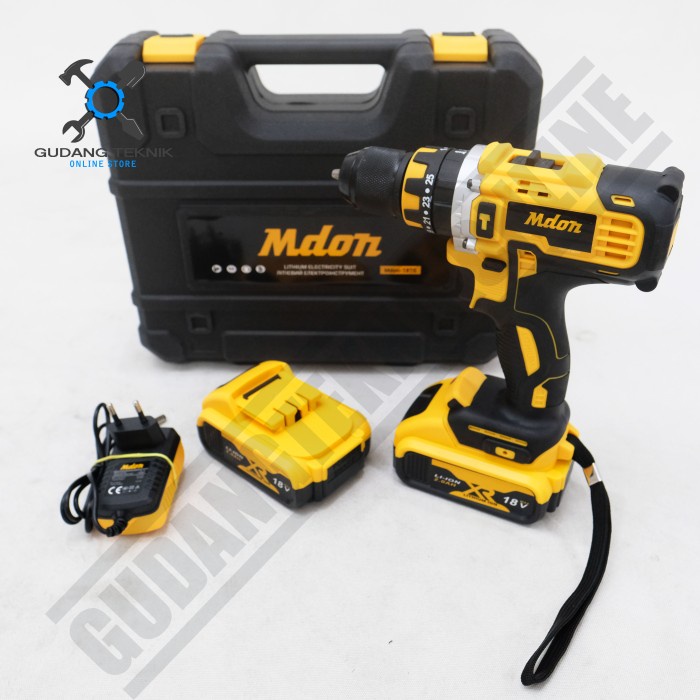 Mesin Bor Tangan Variable Speed 18V 21V 32V BATERAI 18TS SH189 SH190B SH190 MDON X MAILTANK / CORDLESS Impact Drill 18 Volt 21 Volt 32 Volt Mesin Bor Baterai Bor Beton 18 TS MDON X SH189 MAILTANK SH190B MAILTANK SH190 MAILTANK