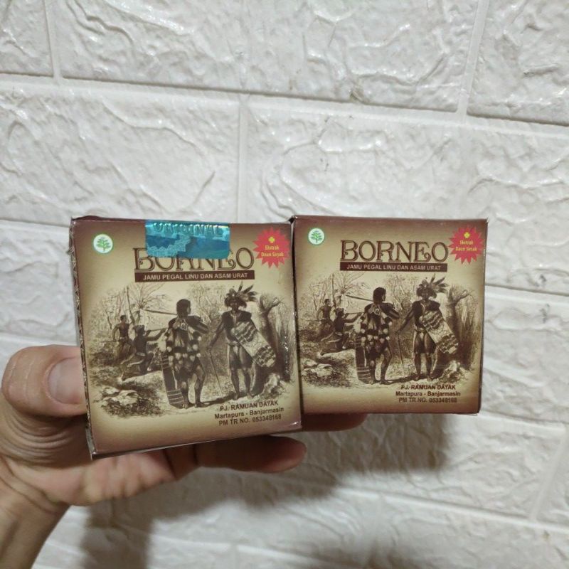 

jamu Borneo dayak segel BIRU