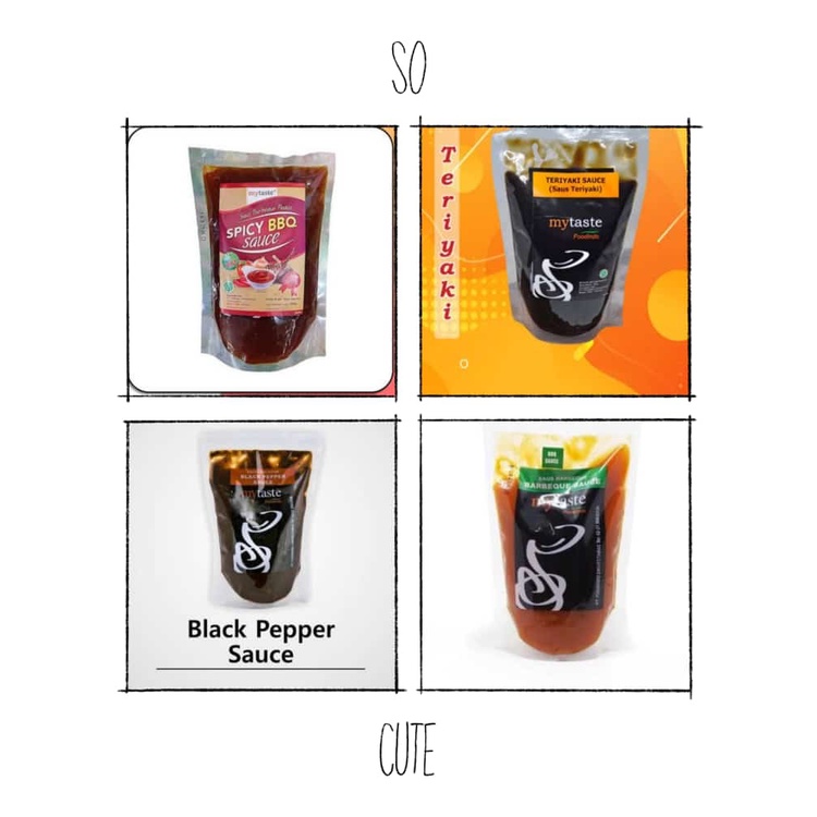

sauce spicy BBQ sauce Black Paper sauce tariyaki