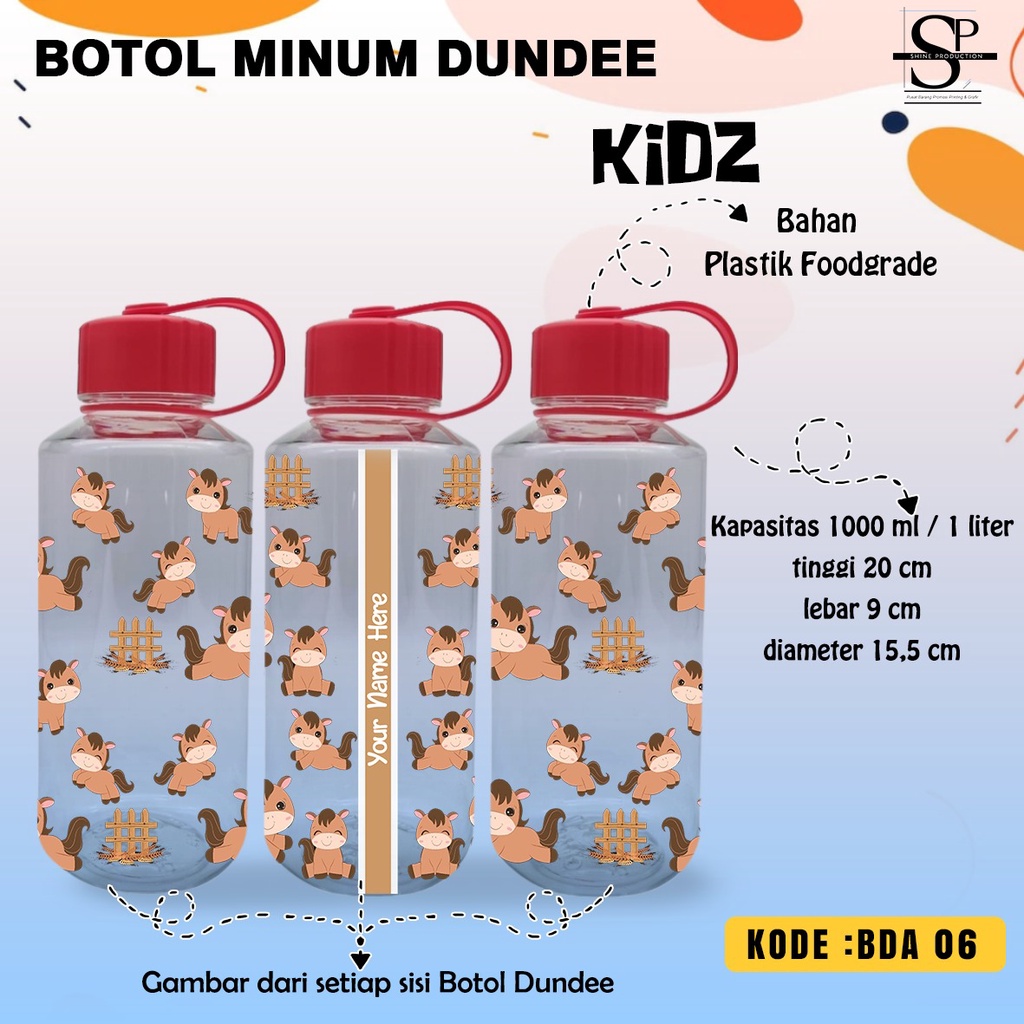 Botol Minum Anak 1 Liter Tumbler Botol Minum Anak BPA FREE