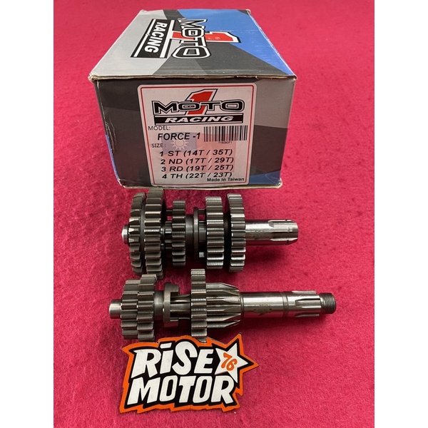 Gear Ratio Moto 1 Force 1 F1ZR 14 35 17 29 19 25  22 23