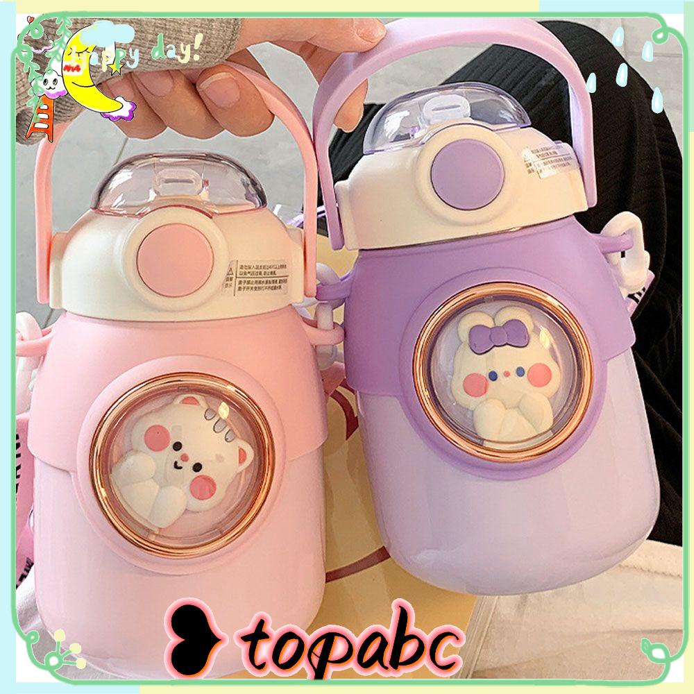 Top 700ml Vacuum Flasks Hadiah Mug Thermal Jerami Kapasitas Besar