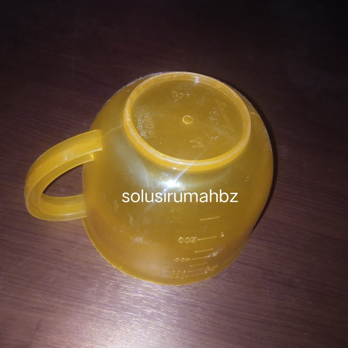 GELAS TAKAR 600ML UKUR PVC LITERAN 600 ML takaran cup mug plastik