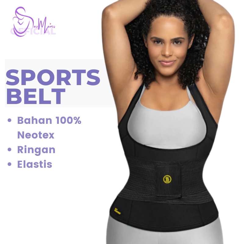 Korset Perut Rompi Pembakar Lemak Cami Hot Shaper+Waist Trainer Dalaman Wanita Underwear