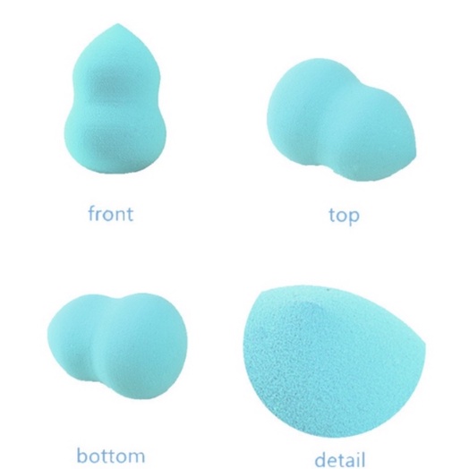 ❤ IJN ❤ Beauty Sponge Blender Teardrop Spons Blender Make Up Telur Murah Gucci Flat