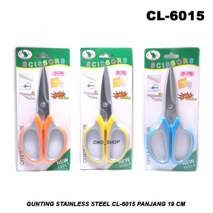 

Gunting Stainless Steel CL-6015 Panjang 19 cm onosh00 Segera Dapatkan