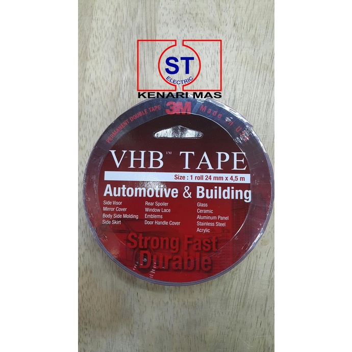 

[BISA COD] DOUBLE / DOBLE TAPE FOAM 3M VHB Besar 24mm / VHB 24 / VHB24 / VHB 3M