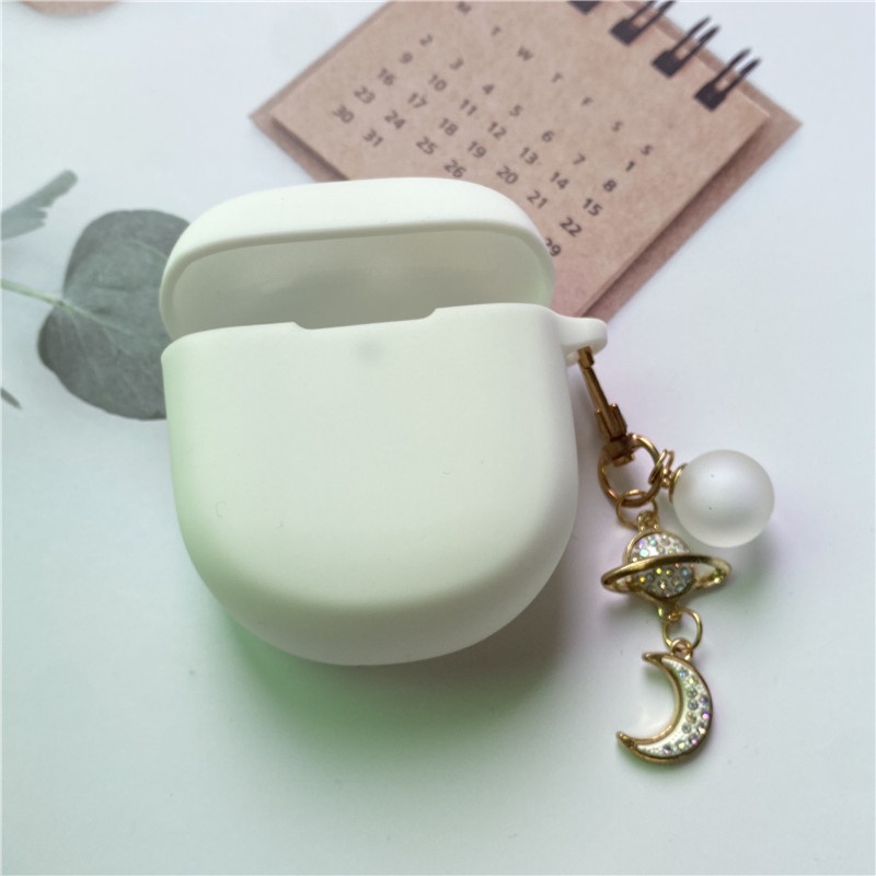 Untuk Bose QuietComfort Earbuds II Case Dengan Keyring Lucu Silikon Wireless Bluetooth Earphone Cover Soft Shell Protect Cover