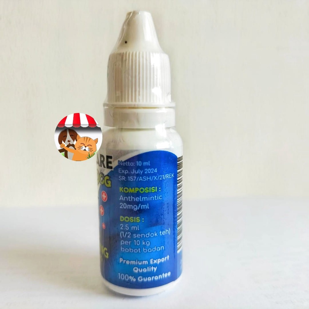 Royal Care Obat Cacing Dog 10ml - Obat Tetes Anjing Ampuh Basmi Cacing