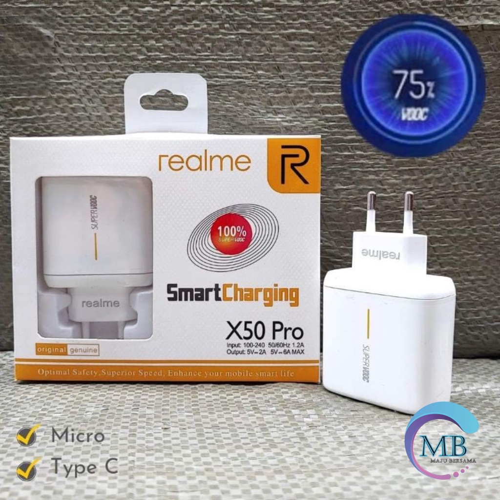 Charger Cashan tc Original  realme 65wat micro usb Fast Charging super vooc MB4128