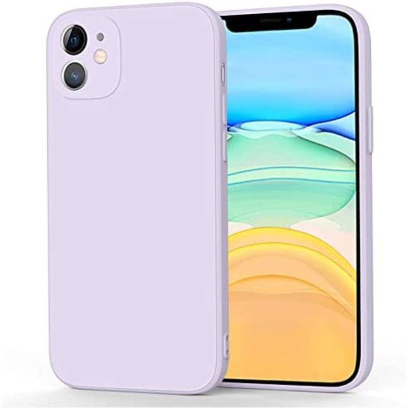 IPHONE Untuk Iphone14 13 12 11 Pro Max Plus Slim Silikon Cair Full Tertutup Soft Gel Karet Cover Untuk iPhone13 iPhone11