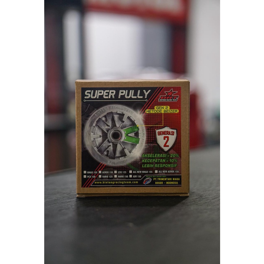 Jual SUPER PULLY BRT BINTANG RACING TEAM GEN 3 YAMAHA NMAX AEROX LEXY ...