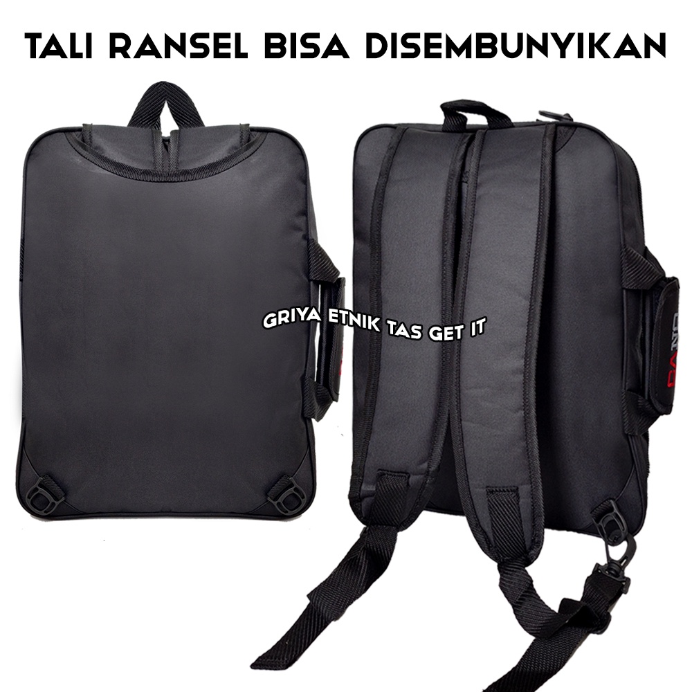 Tas Laptop Ransel 15 Inch 3 in 1 Tas Seminar Tas Punggung Pria