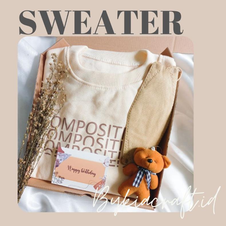 

LARIS HAMPERS SWEATER GIFT BOX CEWEK/ KADO ULANG TAHUN CEWEK BERMANFAAT / HAMPERS UNIK / KADO ULANG TAHUN CEWEK / GIFT BOX HIJAB / GIFT BOX BIRTHDAH / KADO WISUDA / HAMPERS CARDIGAN / HAMPERS KEKINIAN / SEATER CREWNECK hnr