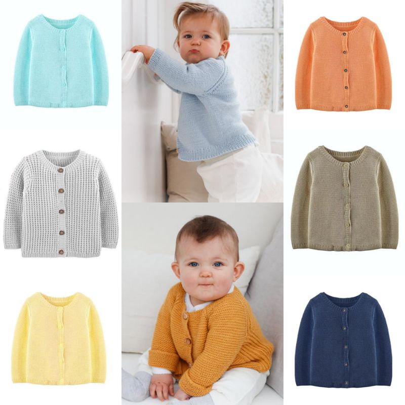 PHI226 Sweater Cardigan Knitt Rajut Hoodie Bayi Carters Ori NB-24m