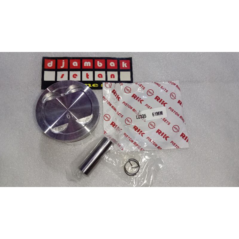 piston set mx 61 mm pin 14mm