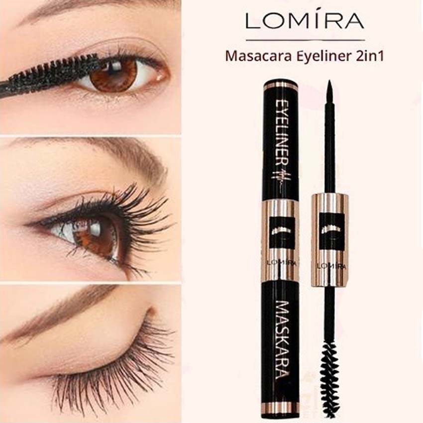 LOMIRA 2IN1 - MASKARA DAN EYELINER LOMIRA