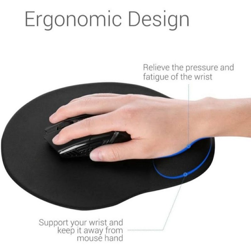 Mousepad Bantal Pergelangan Tangan Anti Selip Mouse Pad Gel