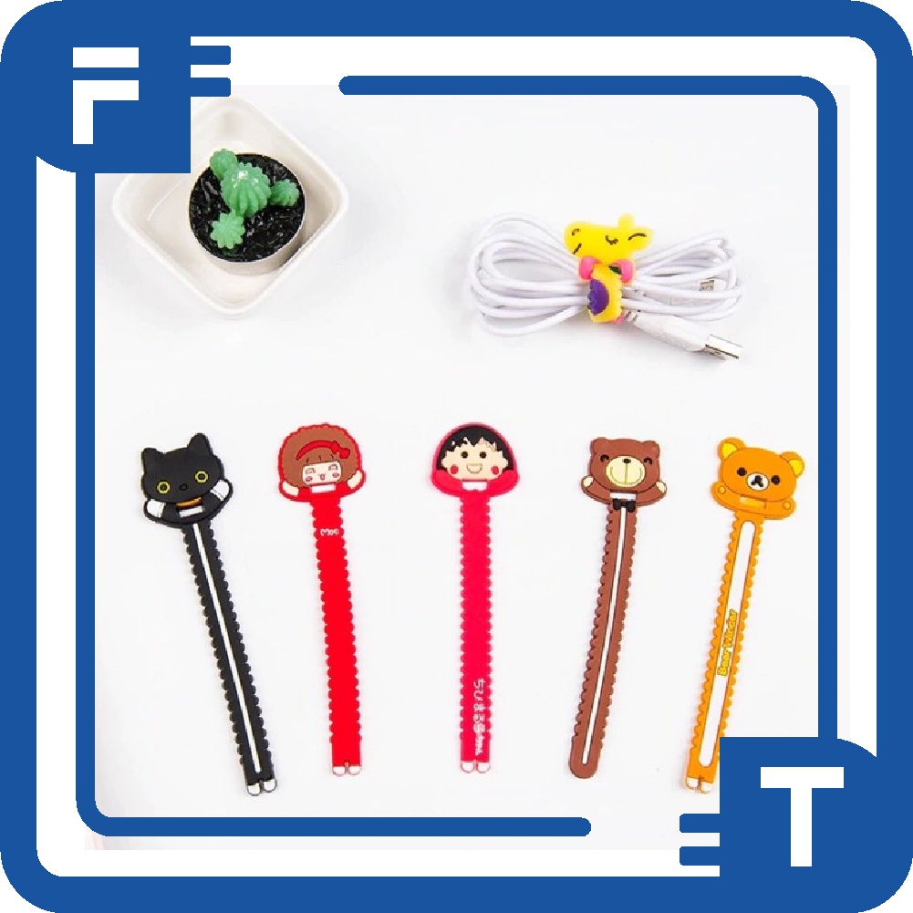 ✦FT✦ Pengikat Kabel Charger Headset Organizer Cable Clip Cord Holder Pengikat Penggulung R510 R558