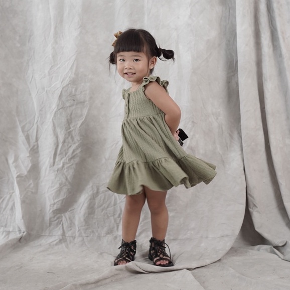 TINYME 1-4thn | DRESS BAYI ANAK BASIC CASUAL PESTA ELEGAN FORMAL PEREMPUAN catalog TMTM ssasa