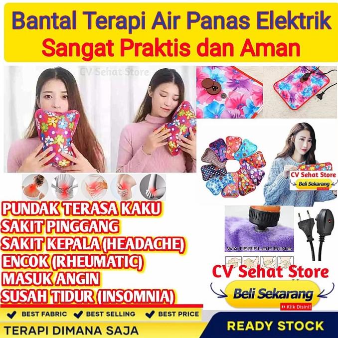 Bantal Terapi Air Panas Elektrik Alat Kompres Portabel Untuk Kesehatan