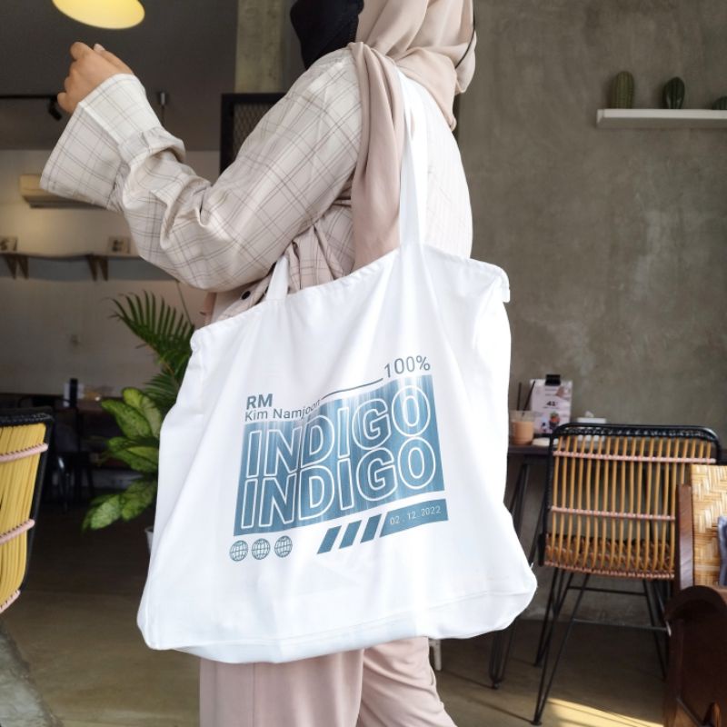 TOTEBAG INDIGO RM KIM NAMJOON/ TOTE BAG INDIGO RM NAMJOON