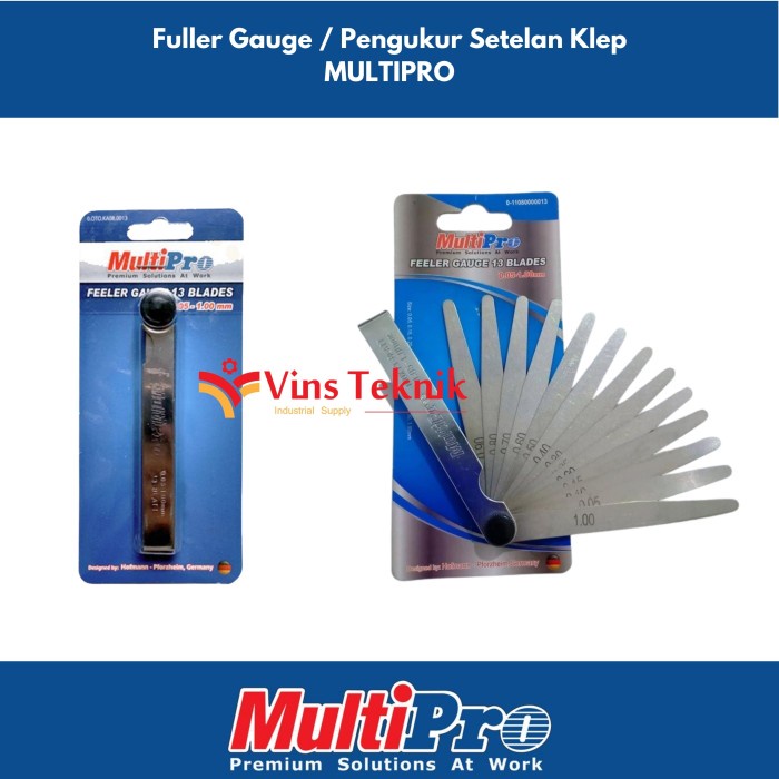 Feeler Gauge Fuller Gauge Pengukur Setelan Klep Multipro